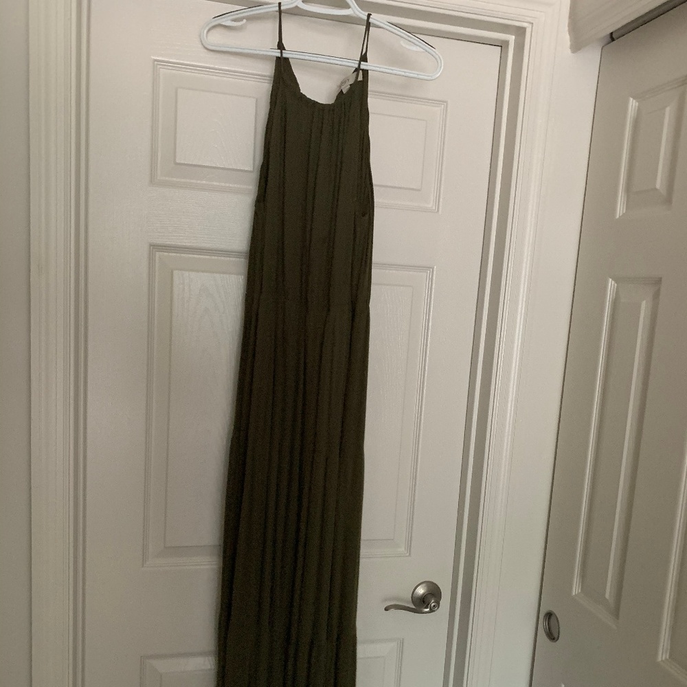 Dark Green Maxi Dress